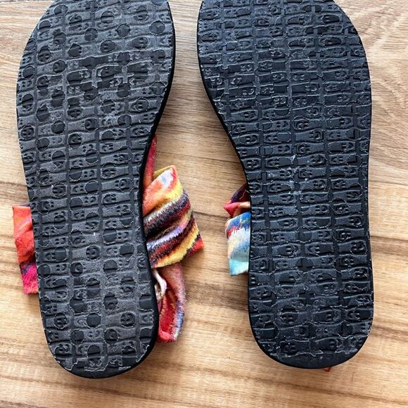 Sanuk yoga sling sandals womens thong flip flop sandals size 5 - Picture 5 of 6